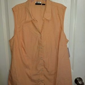 ALC size 1x lt. orange top